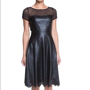 Catherine Malandrino faux leather dress